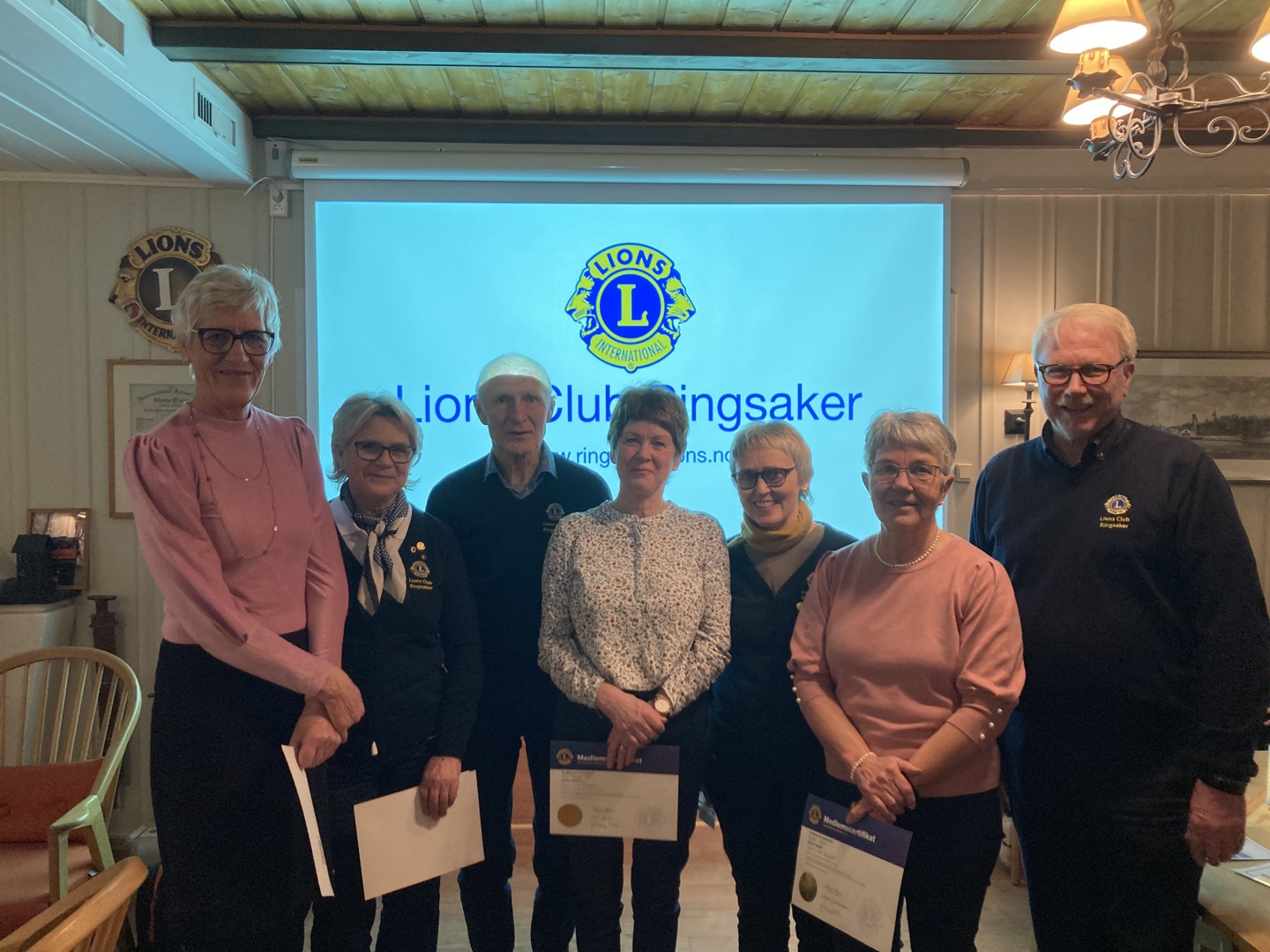 Tre nye medlemmer tatt opp i klubben