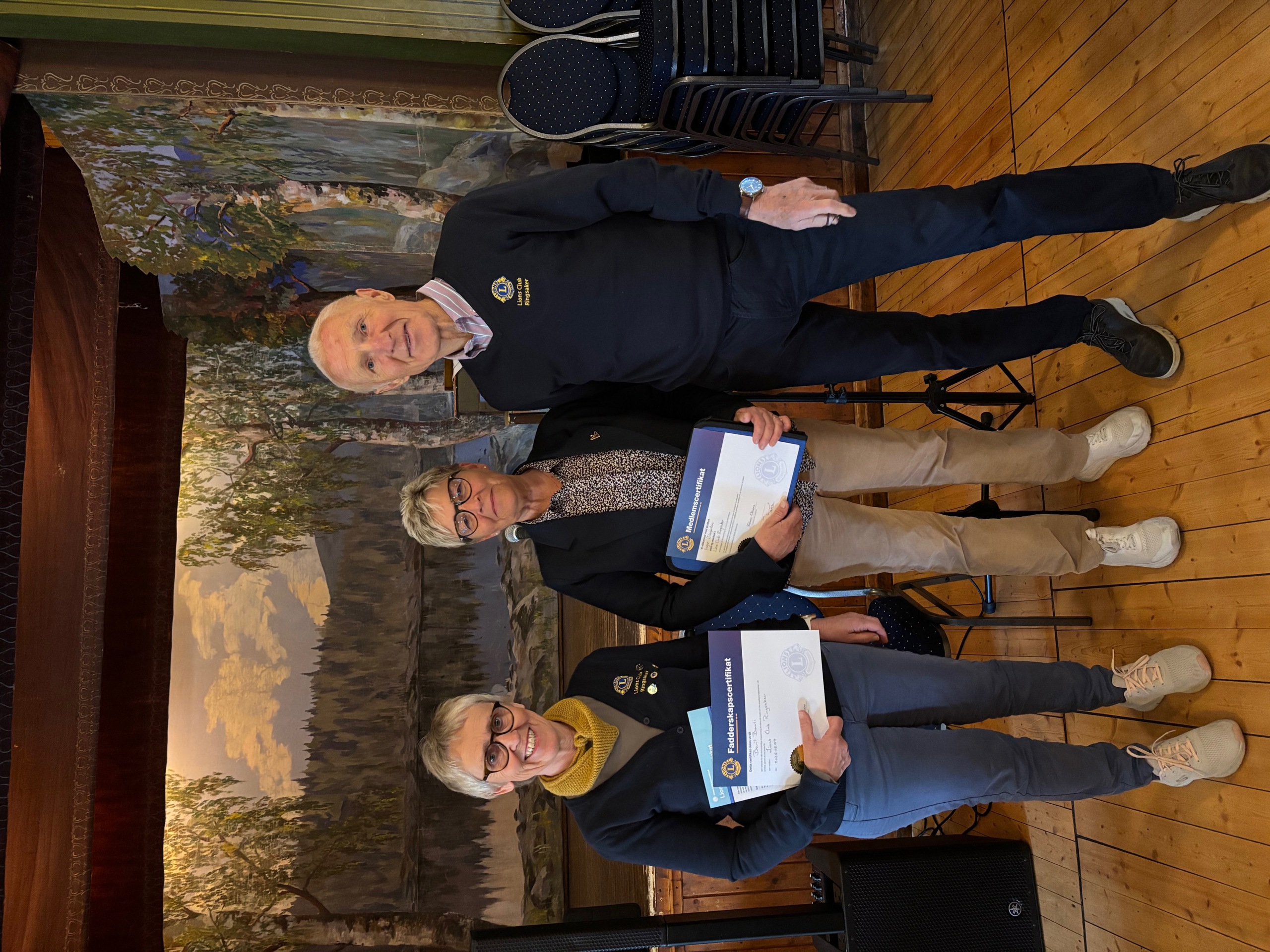 Velkommen til nytt medlem – og vellykket mai-møte 