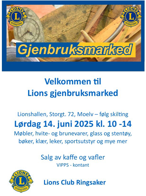 Snart gjenbruksmarked!